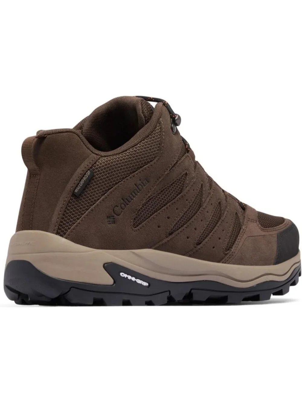 Men's Cordovan Waterproof Shoes Solid Low Top Closed Toe Non Slip Hiking Boot
